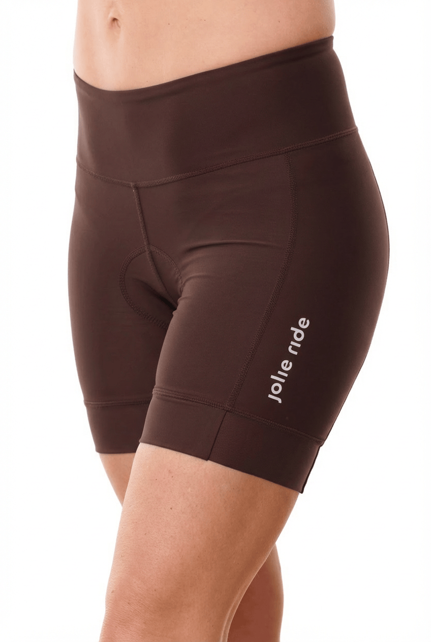 JolieRide Cycling shorts Choco / XS Women’s Mid Thigh Cycling Shorts | 15 cm (6") Inseam with UV Protection