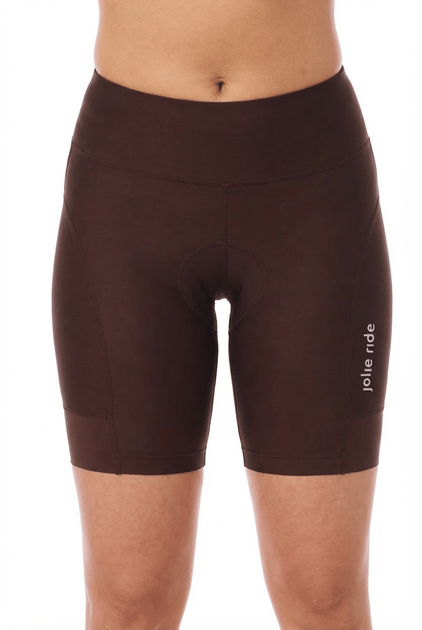 JolieRide Cycling shorts Women’s Cycling Shorts | Wide Waistband with Gel Pad