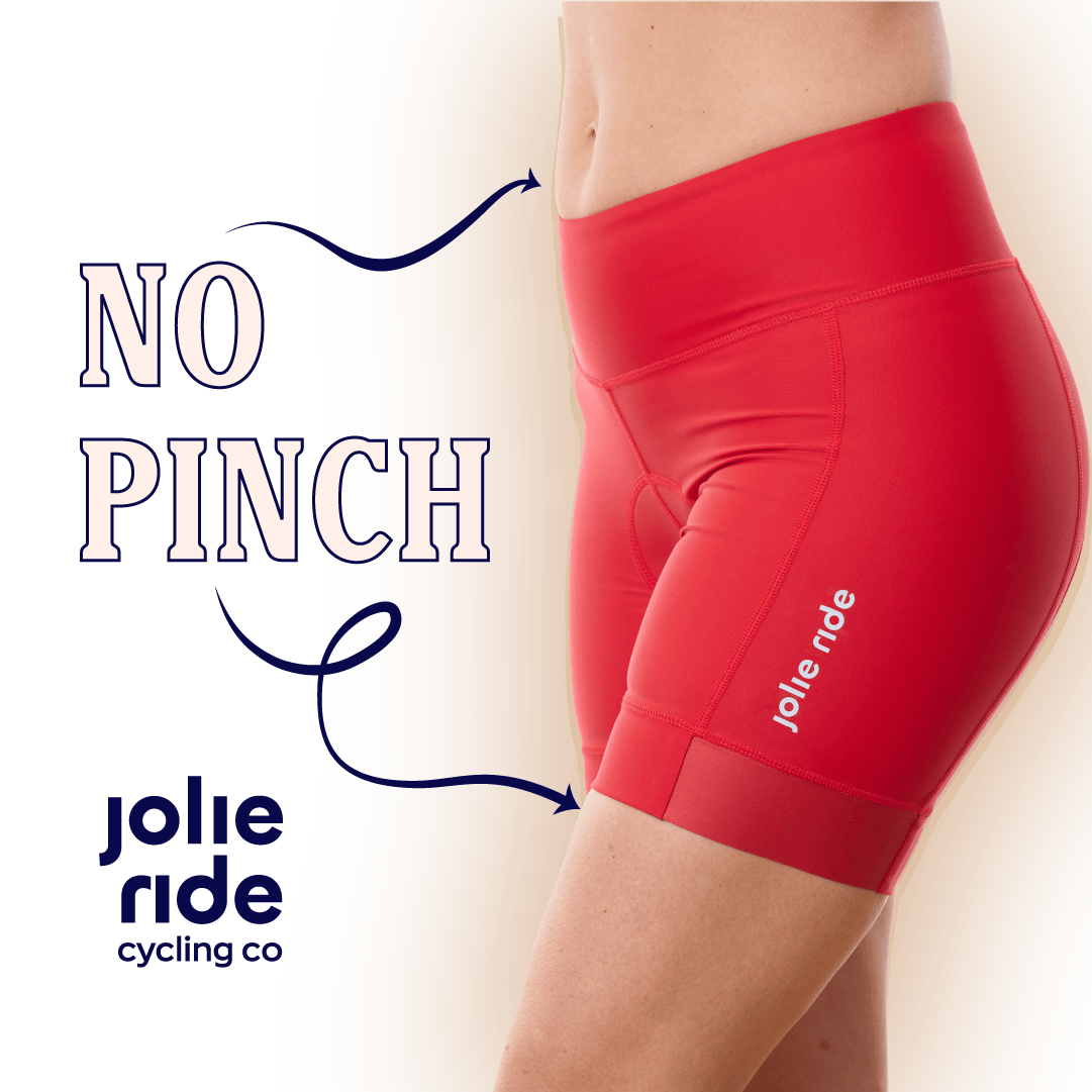 JolieRide Cycling shorts Women’s Mid Length Cycling Shorts with Wide Waistband