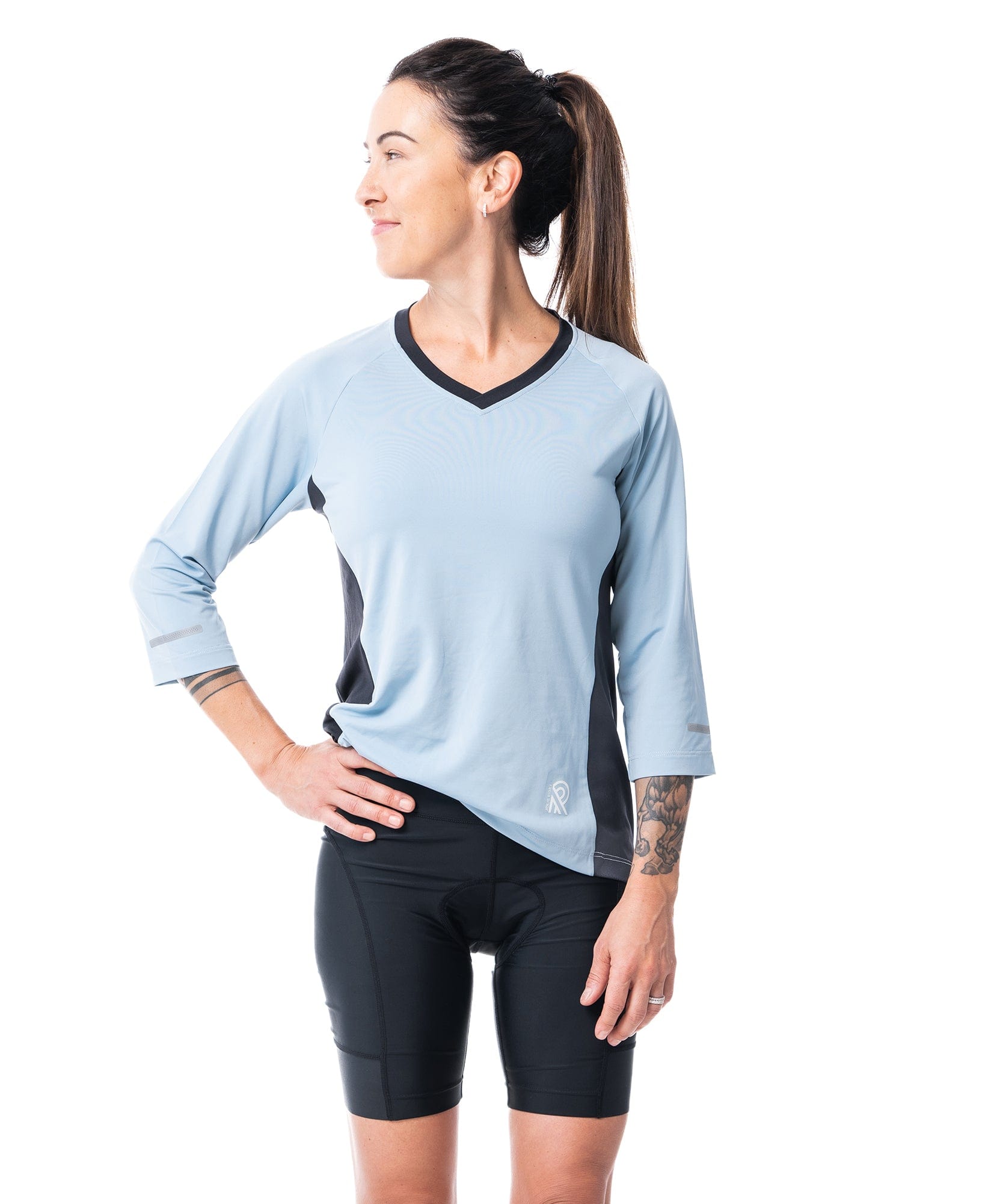 JolieRide Jersey Dust blue / XS Popula+ Mountain Bike 3/4 Sleeve jersey