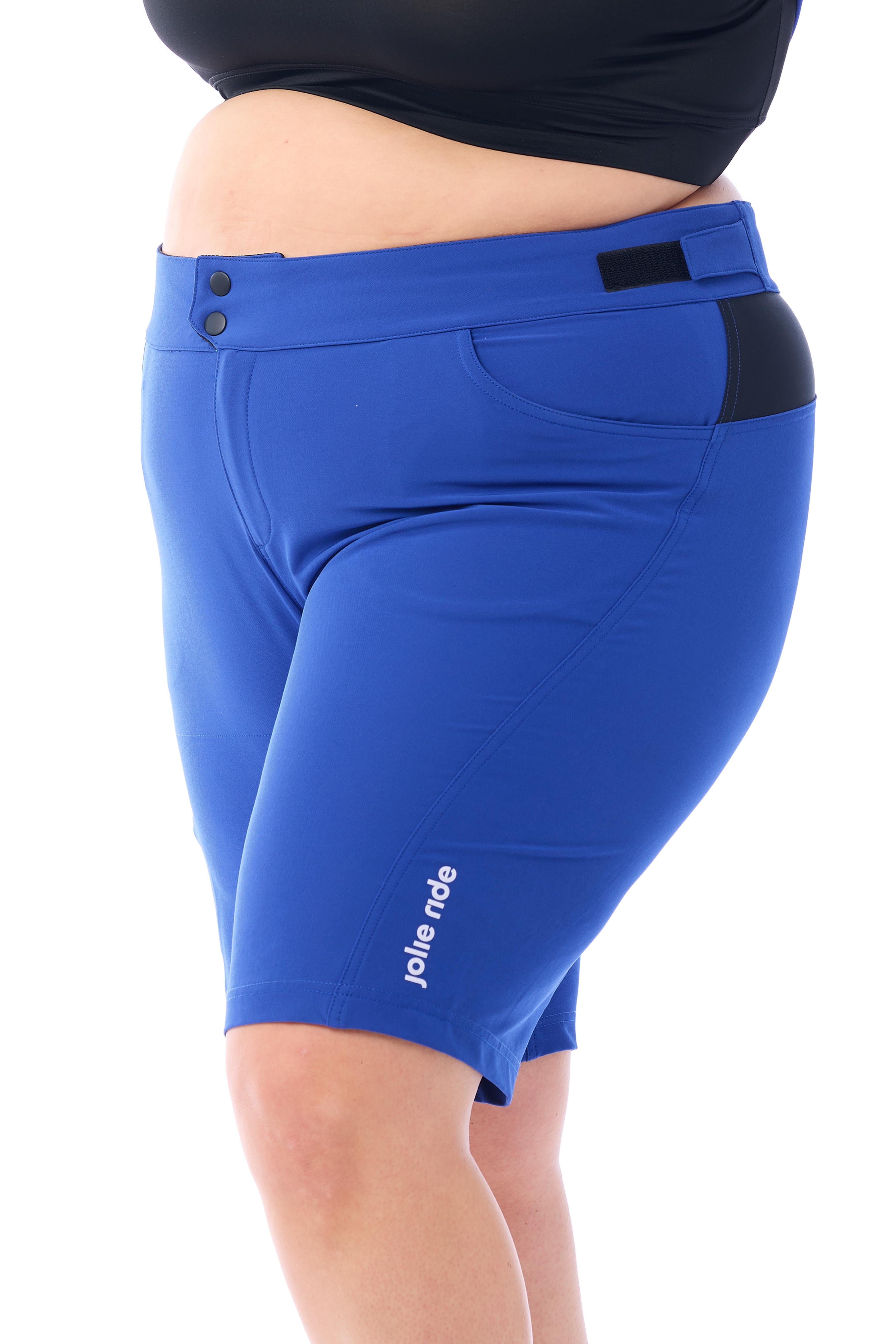 JolieRide MTB shorts Cobalt Blue / 1X mtb shorts with detachable padded mesh cycling short 2024