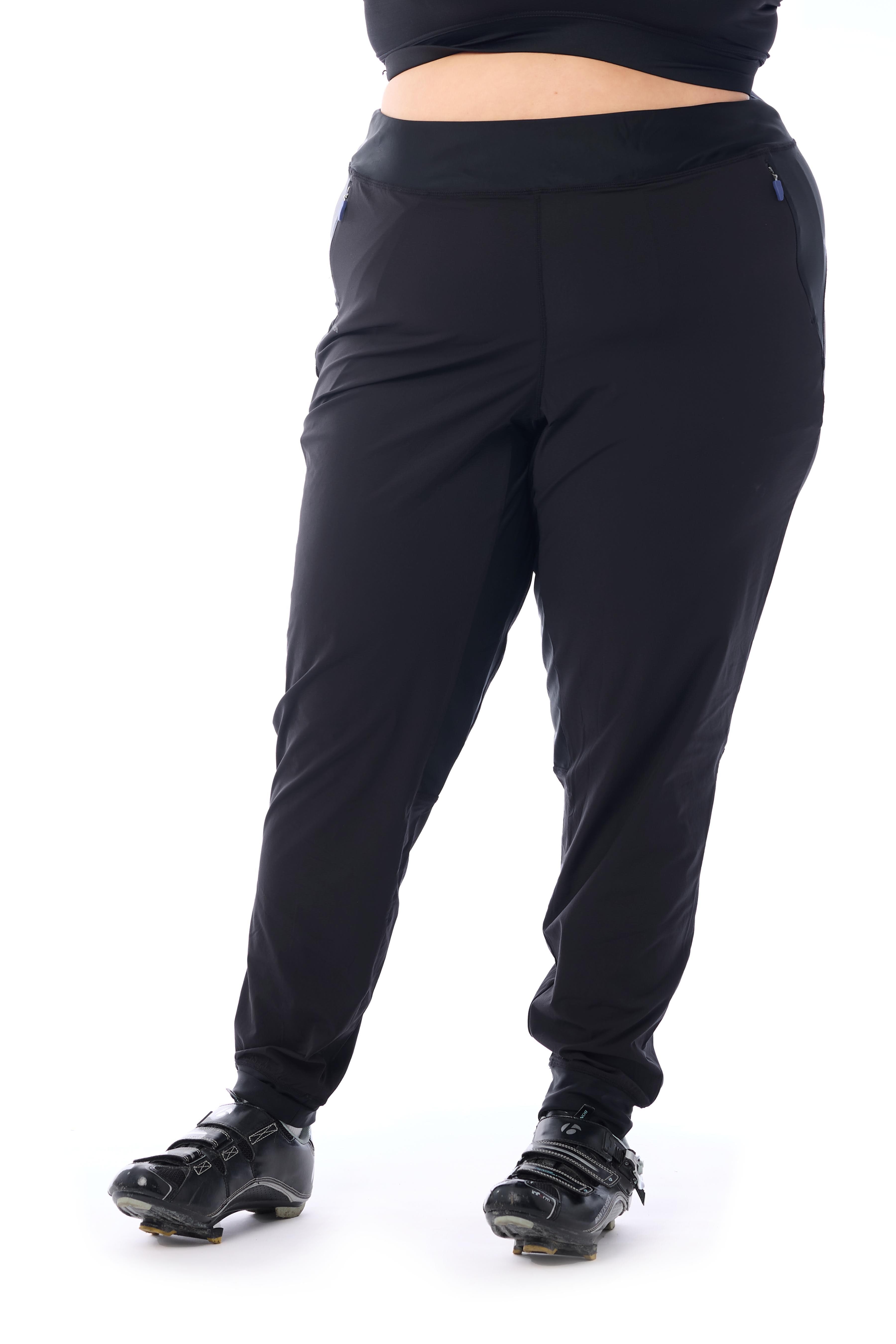 JolieRide Pants mtb jogger pants - lightweight with wide yoga-like waistband