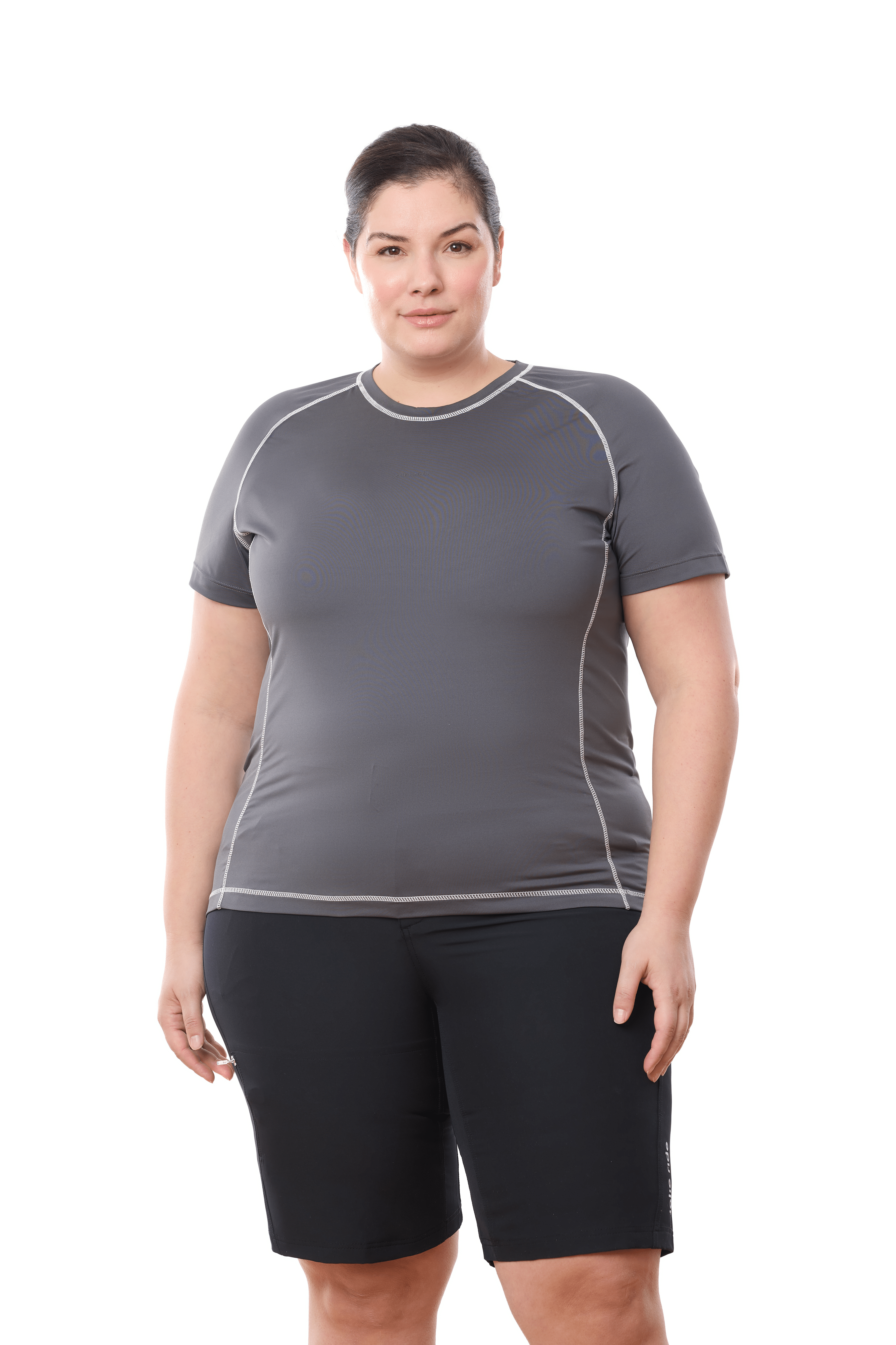JolieRide T-Shirt GREY / 1X mtb t-shirt with moisture-wicking