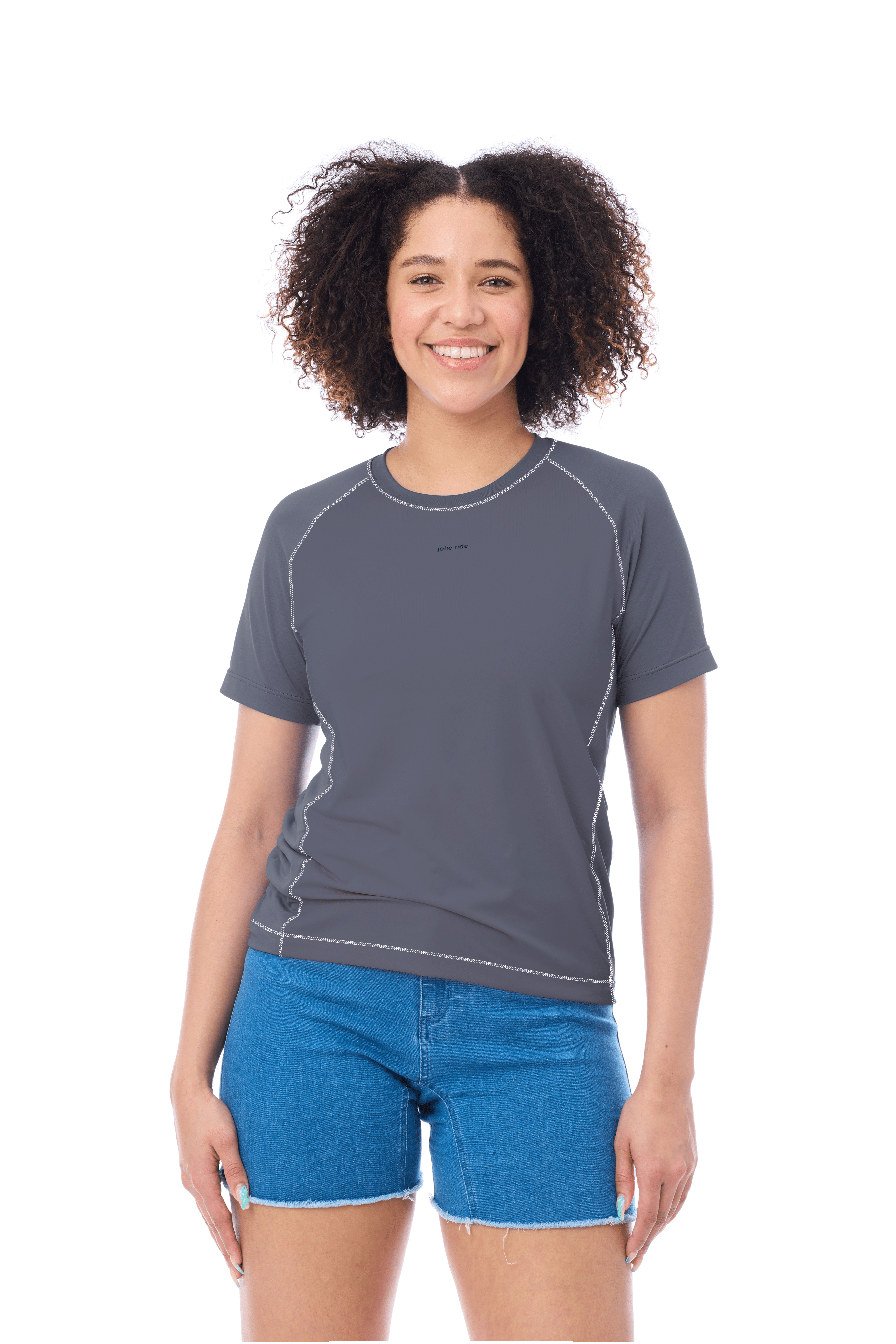 JolieRide T-Shirt GREY / XS mtb t-shirt with moisture-wicking