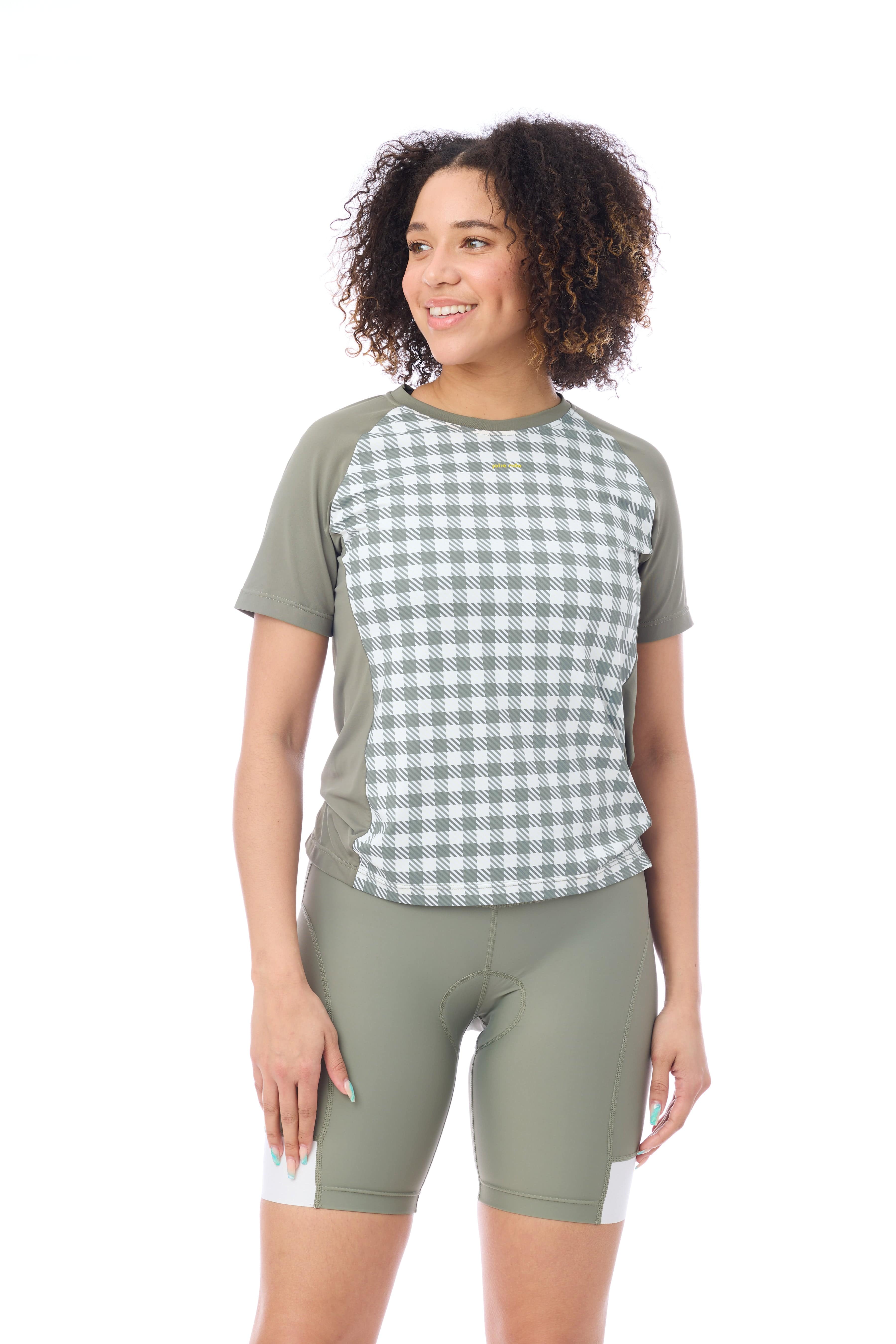 JolieRide T-Shirt mtb short sleeve jersey with moisture-wicking & odor-neutralizing fabric