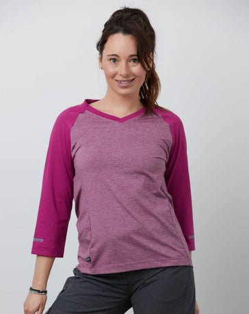 JolieRide Red / XXL Popula 3/4 Sleeve Mountain Bike Jersey
