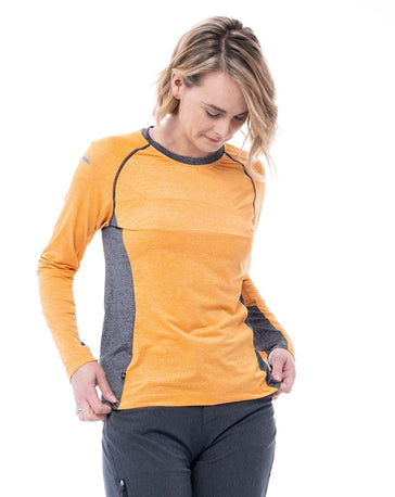 JolieRide Tangerine / XS Sorba Long Sleeve Mountain Bike Jersey