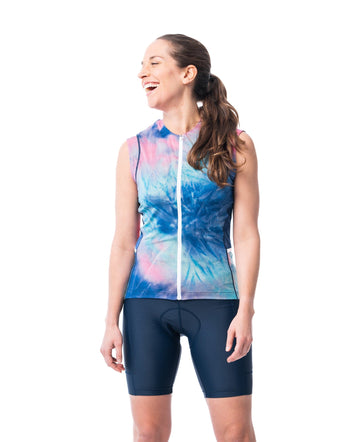 JolieRide Tank top Black bloom / XS Sprint Road Cycling Tank Top
