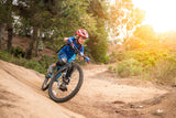 Child mountain biking