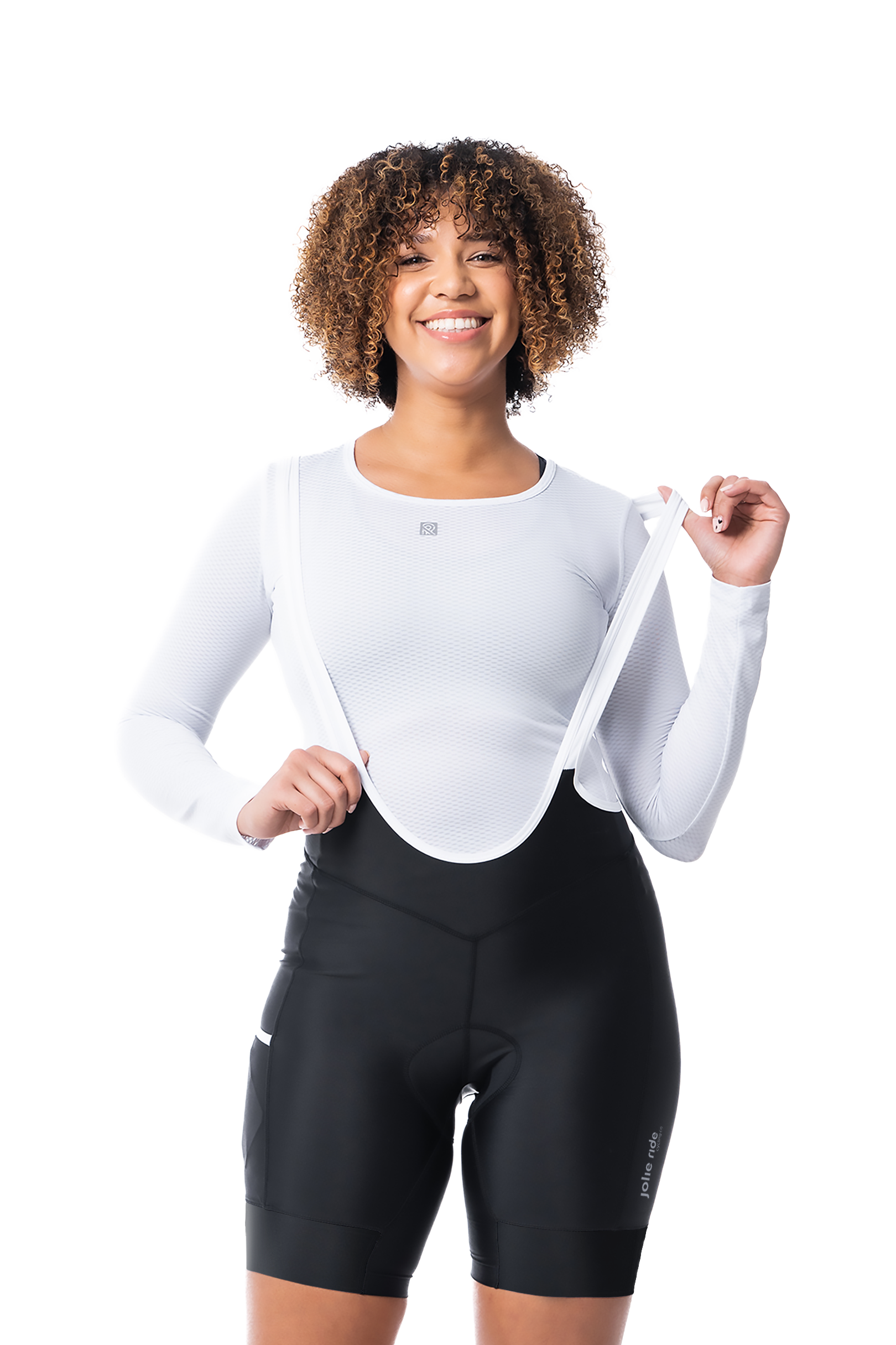 Women’s Cycling Bib Shorts | High Waist with Gel Padding
