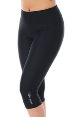 Women’s 3/4 Cycling Shorts | Yoga Waist with Gel Padding