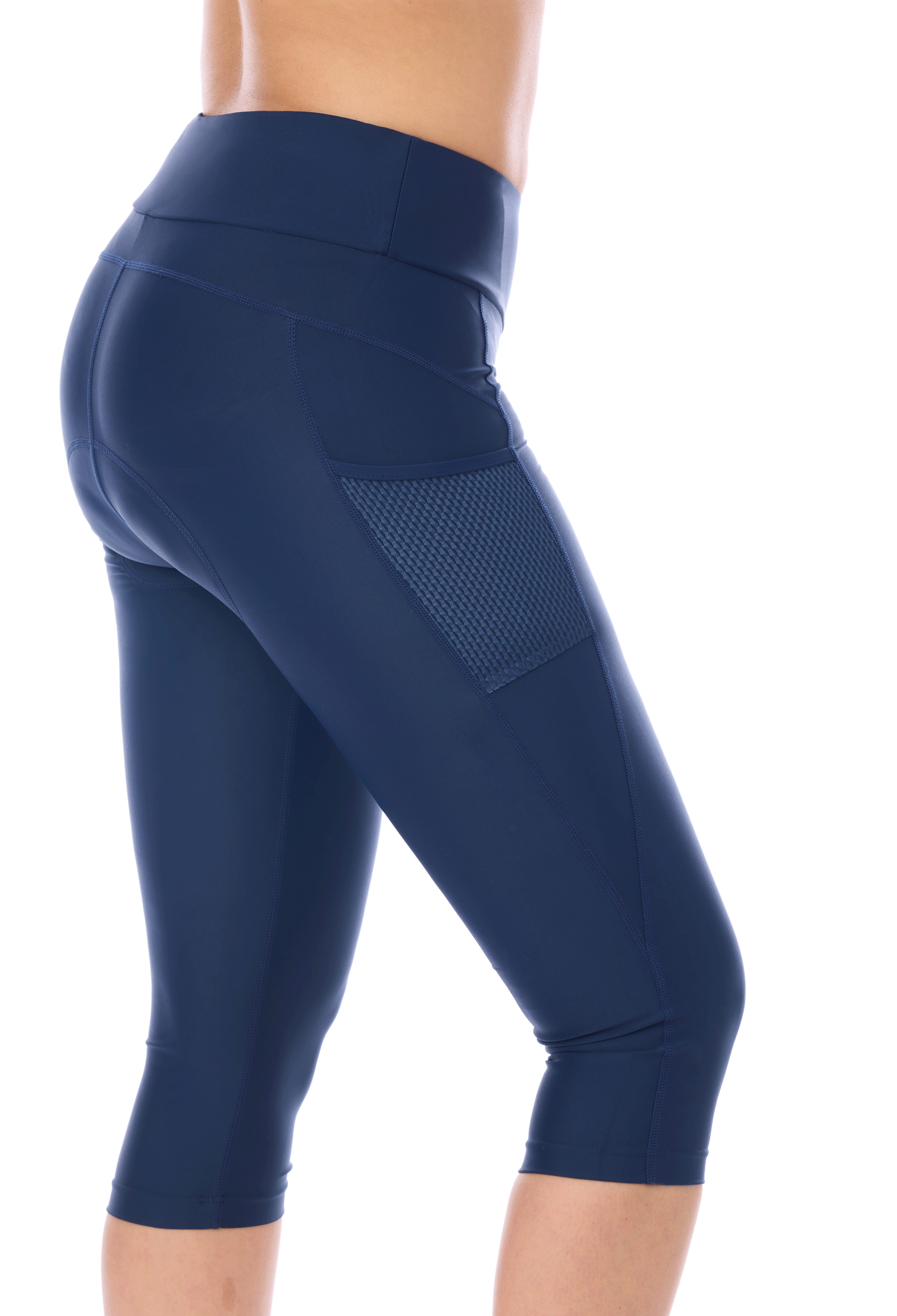 JolieRide Cycling shorts 3/4 cycling shorts with yoga-style waist and anti-shock padding