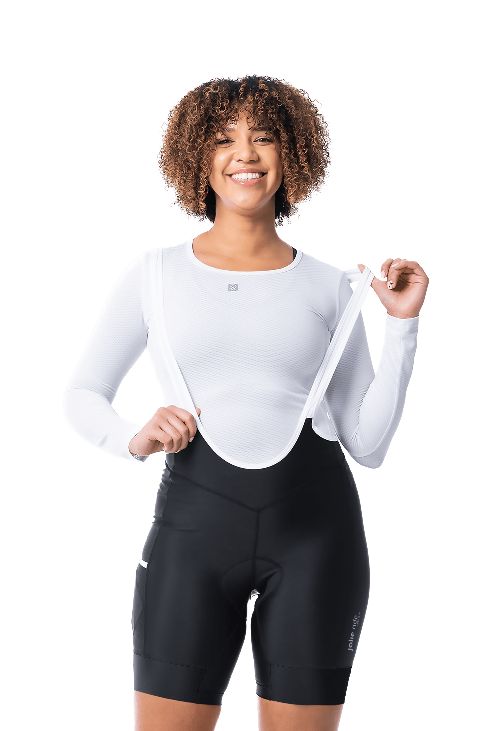 JolieRide Cycling shorts Black / XS Women’s Cycling Bib Shorts | High Waist with Gel Padding