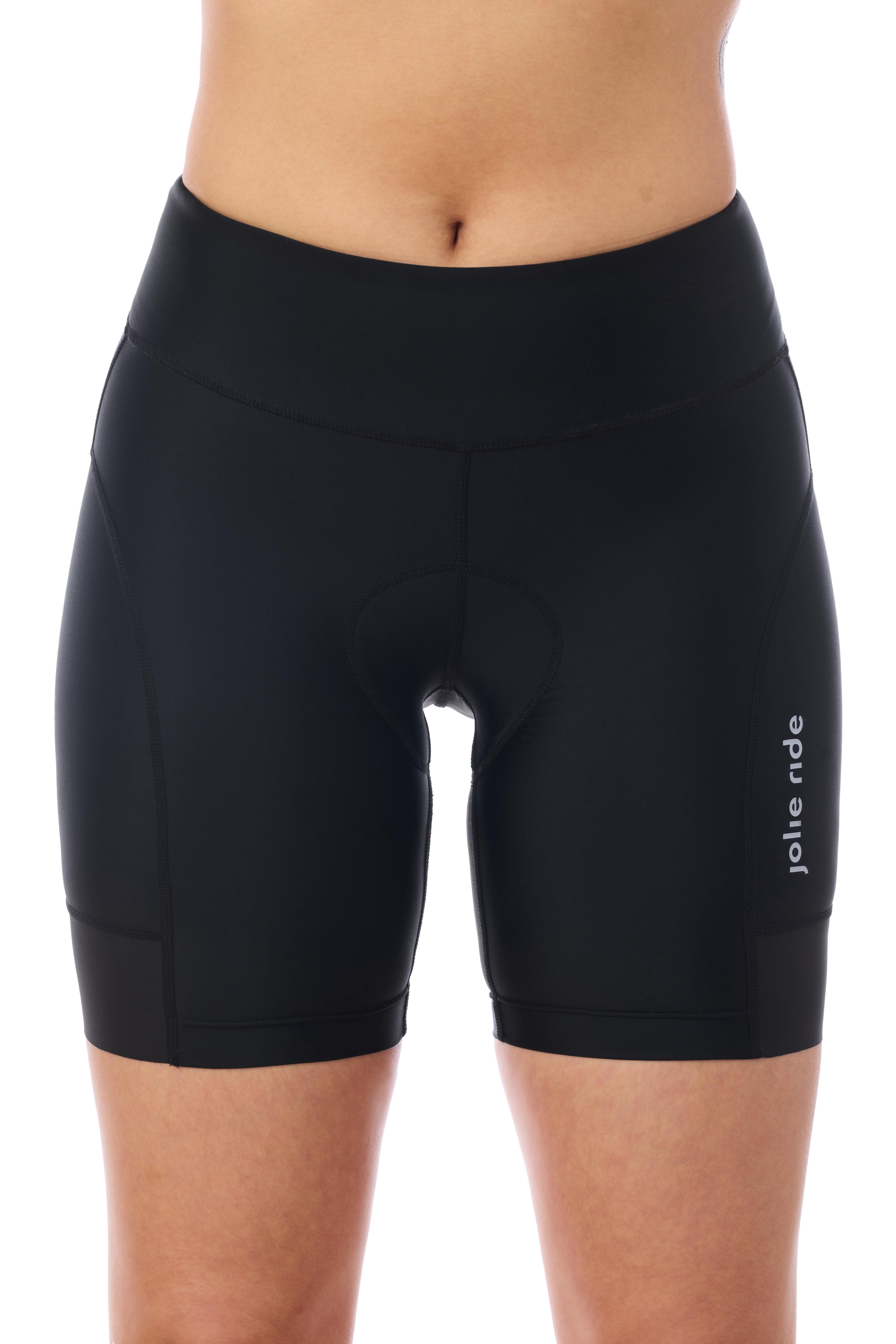 JolieRide Cycling shorts women's cycling shorts with anti-shock pad and wide waistband