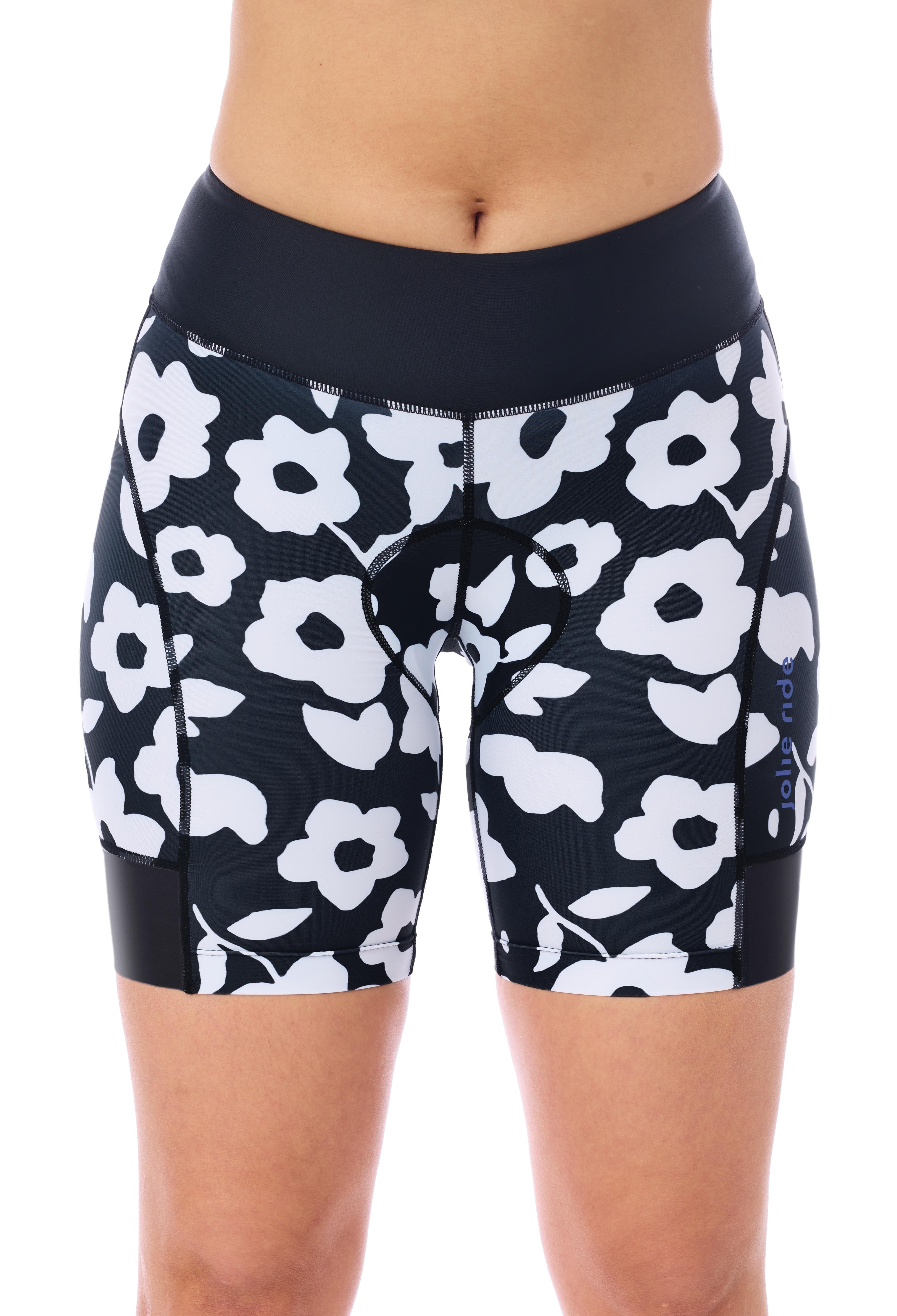 JolieRide Cycling shorts women's cycling shorts with anti-shock pad and wide waistband