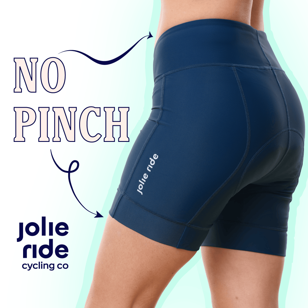 JolieRide Cycling shorts Women’s Mid Length Cycling Shorts with Wide Waistband