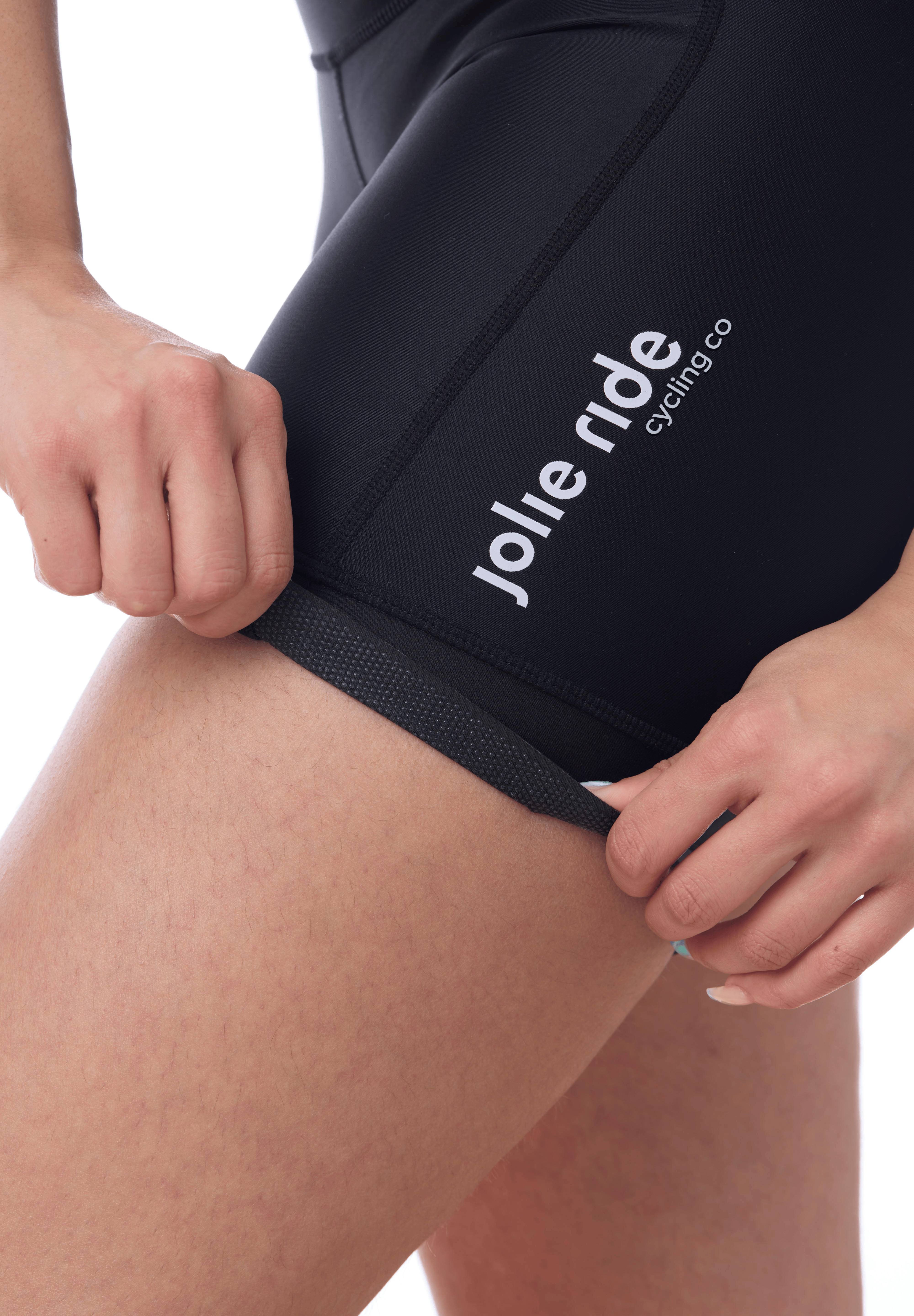JolieRide Cycling shorts Women’s Mid Length Cycling Shorts with Wide Waistband