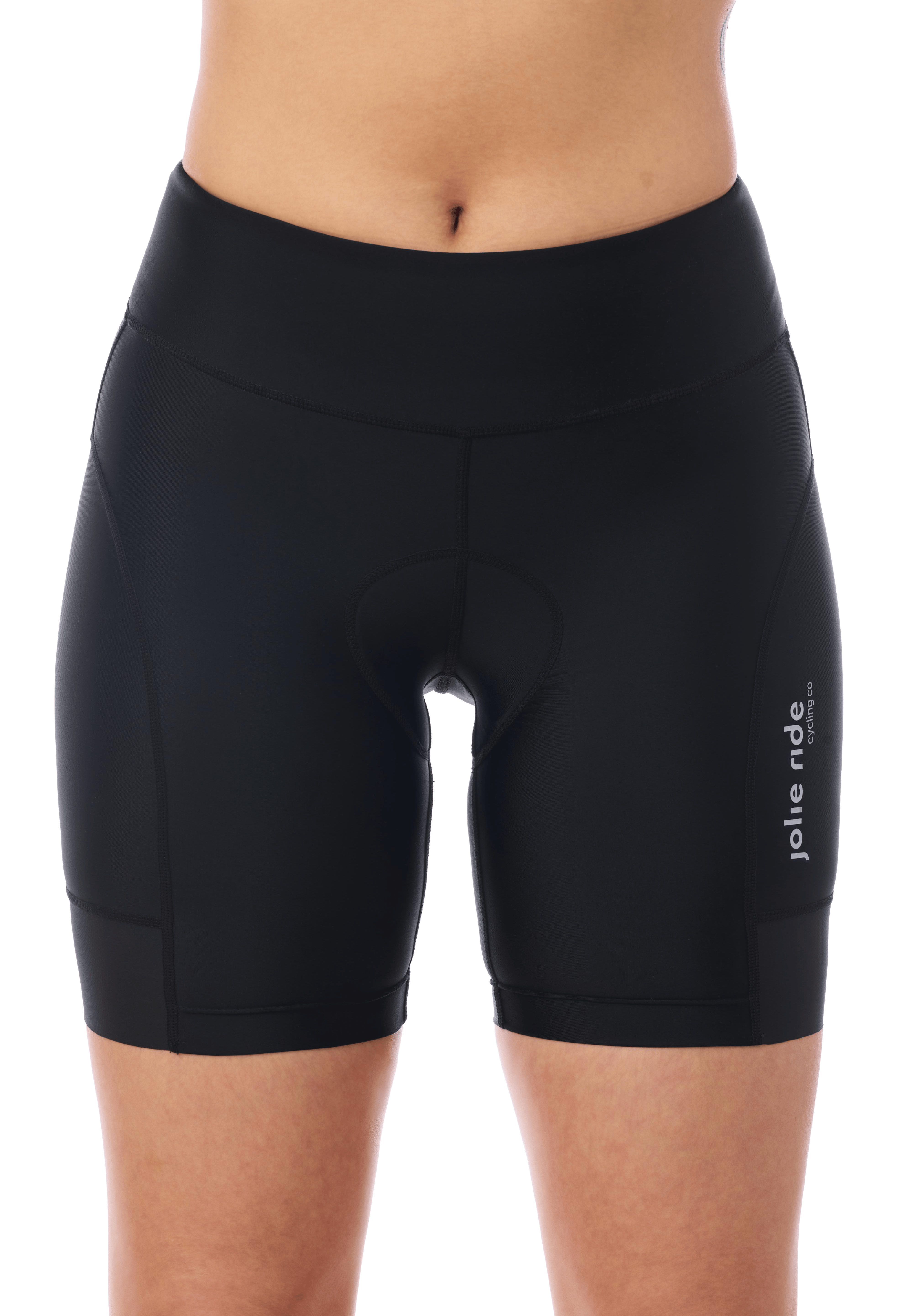 JolieRide Cycling shorts Women’s Mid Length Cycling Shorts with Wide Waistband