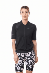 JolieRide Jersey Black / XS Women’s Loose Fit Cycling Jersey | UV Protection with Pockets