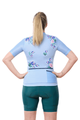 JolieRide Jersey women's colorblock cycling jersey with UV protection, breathability, and storage (2025)