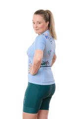 JolieRide Jersey women's colorblock cycling jersey with UV protection, breathability, and storage (2025)