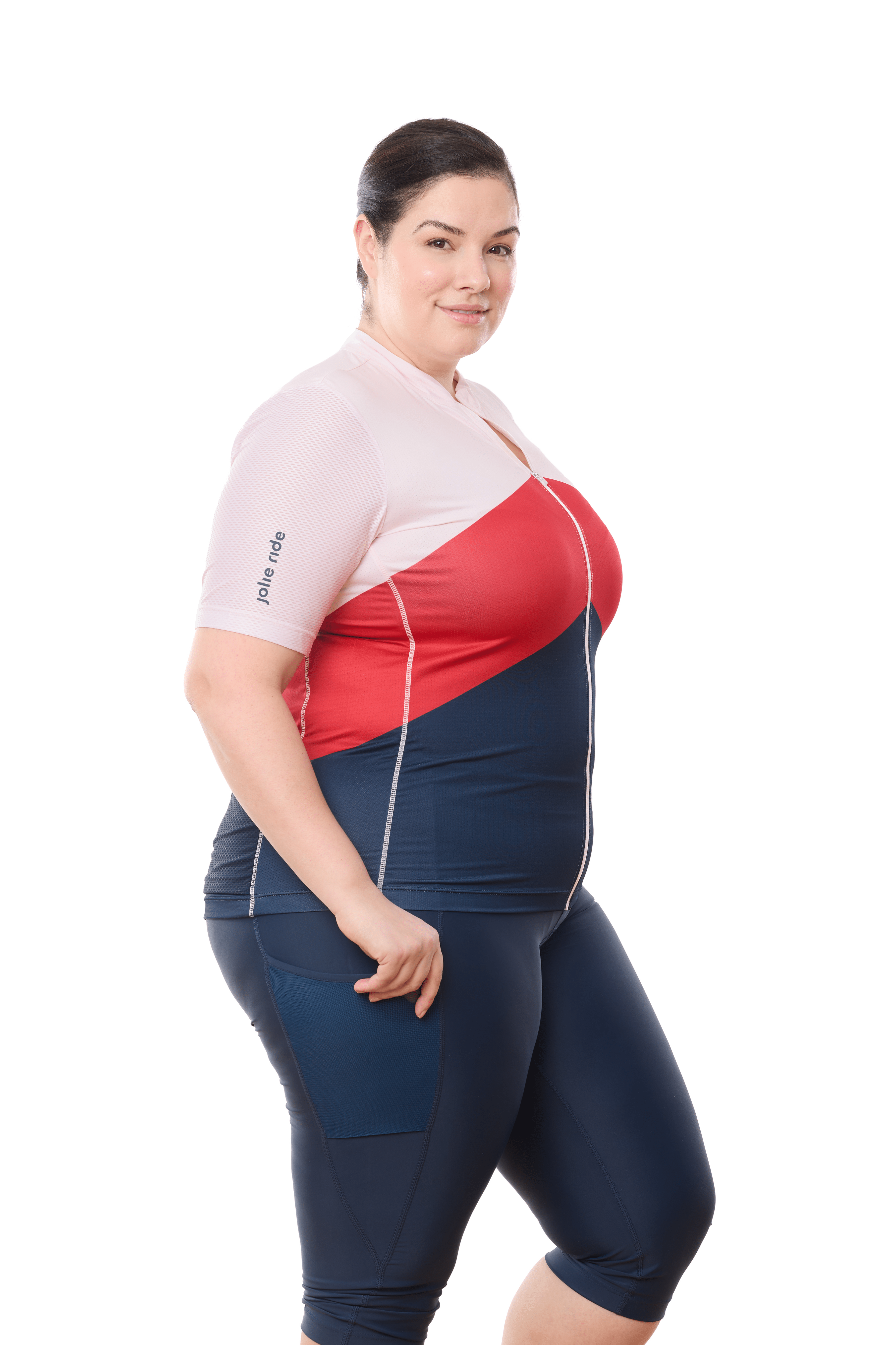JolieRide Jersey Women's Colorful Cycling Top with Pockets, UV Protection & Comfort (2025)