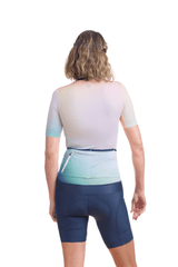 JolieRide Jersey Women’s Low Collar Cycling Jersey  #color_Multi-gradient