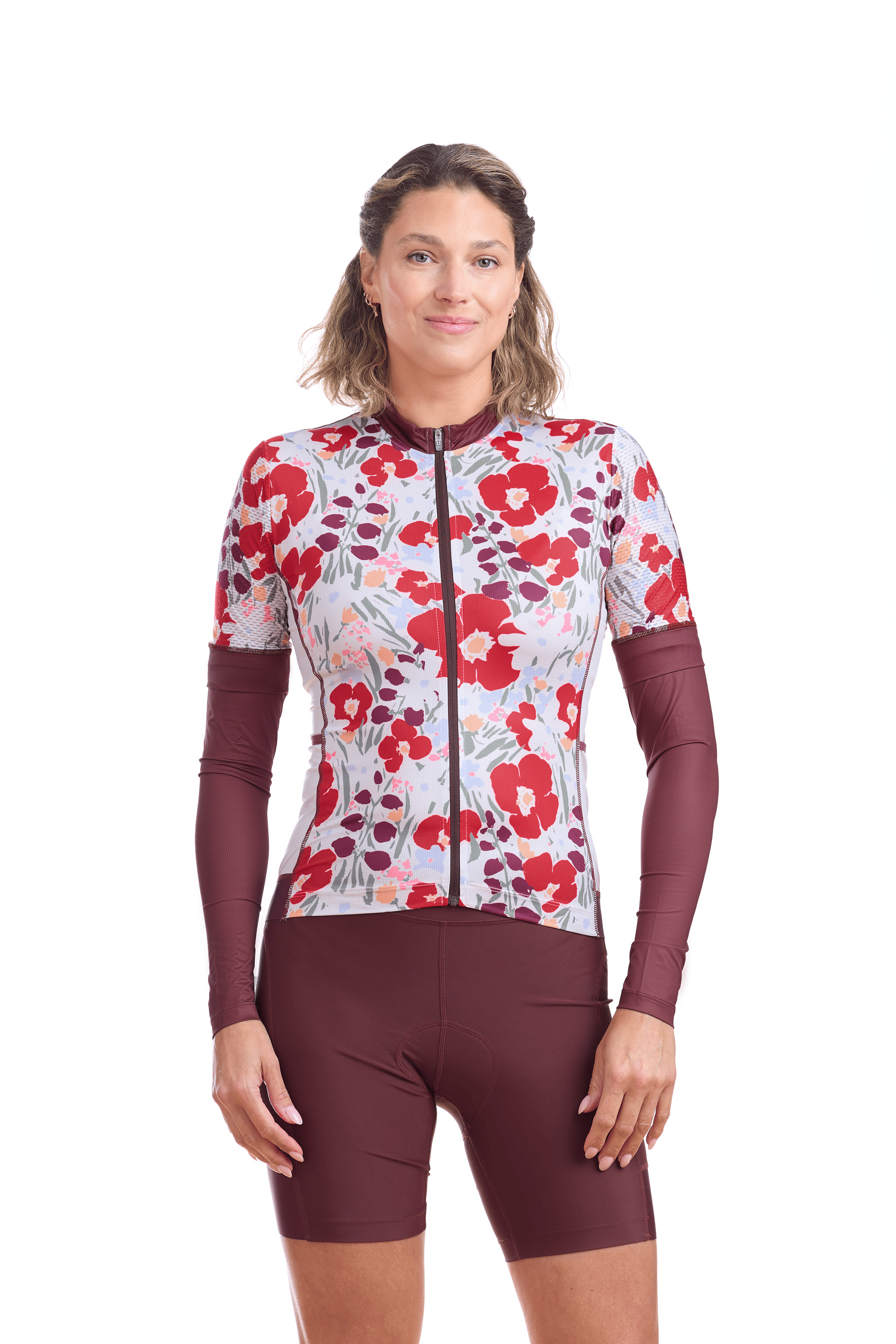JolieRide Jersey Women’s Short Sleeve Cycling Jersey with Mesh Sleeves