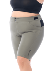 JolieRide MTB shorts Avocado / 1X Women's MTB Shorts with Detachable Padded Liner - Stylish & Functional #color_avocado, avocat