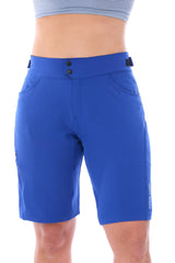 JolieRide MTB shorts Cobalt Blue / XS mtb shorts with detachable padded mesh cycling short #color_cobalt-blue, cobalt-bleu