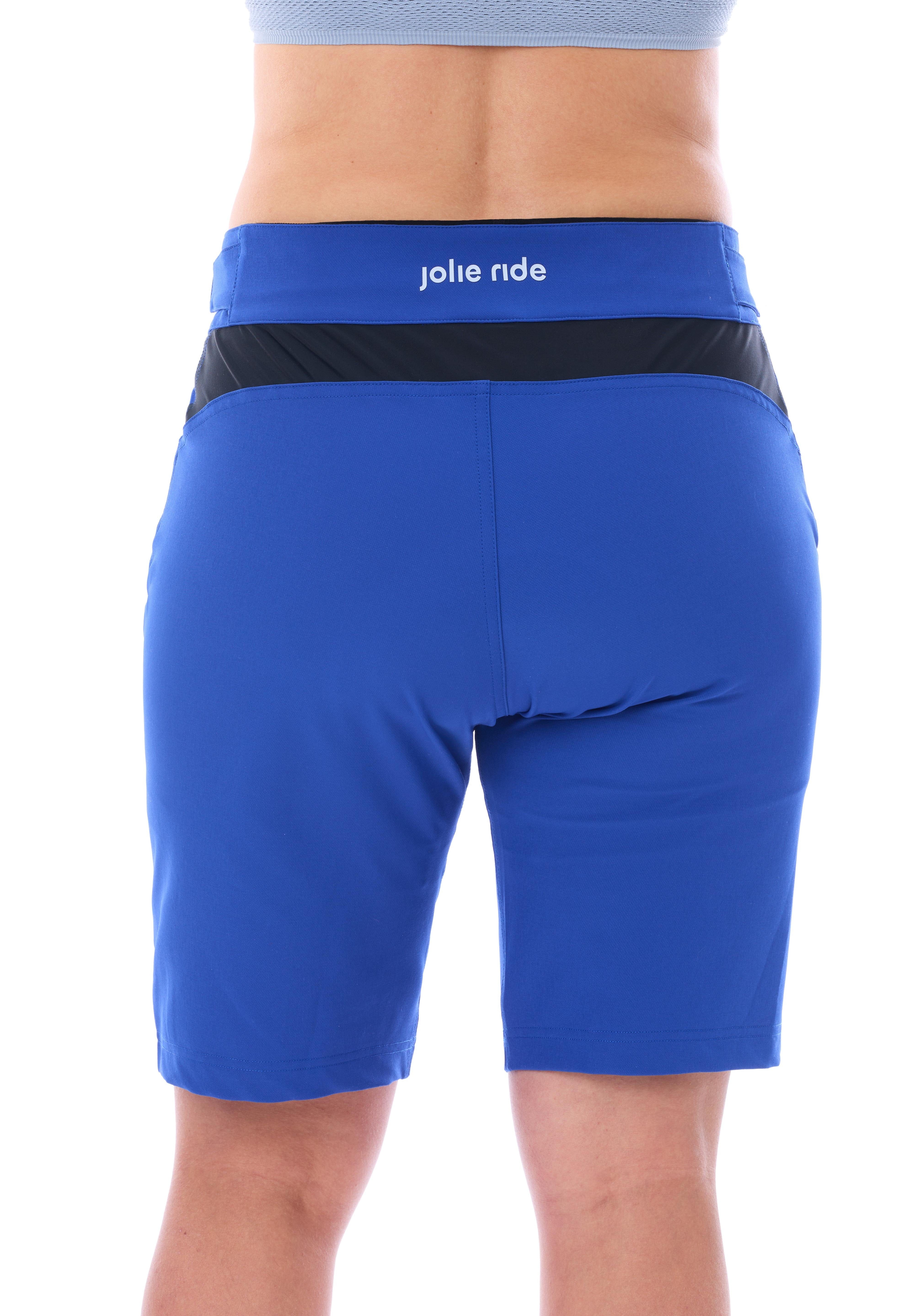 JolieRide MTB shorts mtb shorts with detachable padded mesh cycling short #color_cobalt-blue, cobalt-bleu