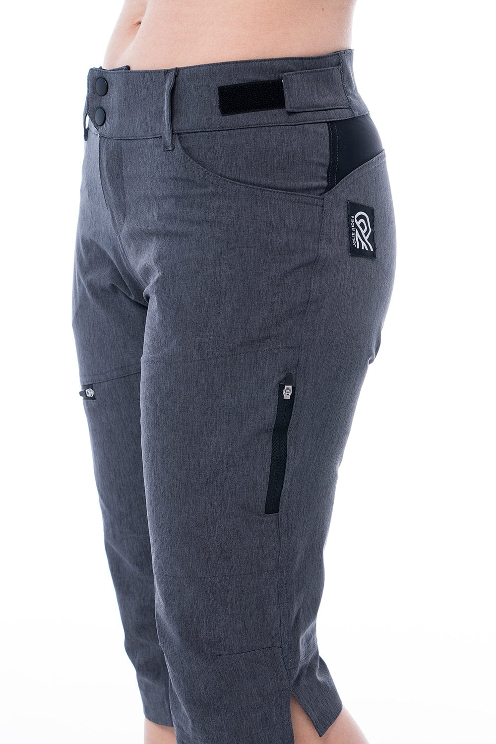 JolieRide Shorts 3/4 Mountain Bike Shorts with Adjustable Waist (liner Included)