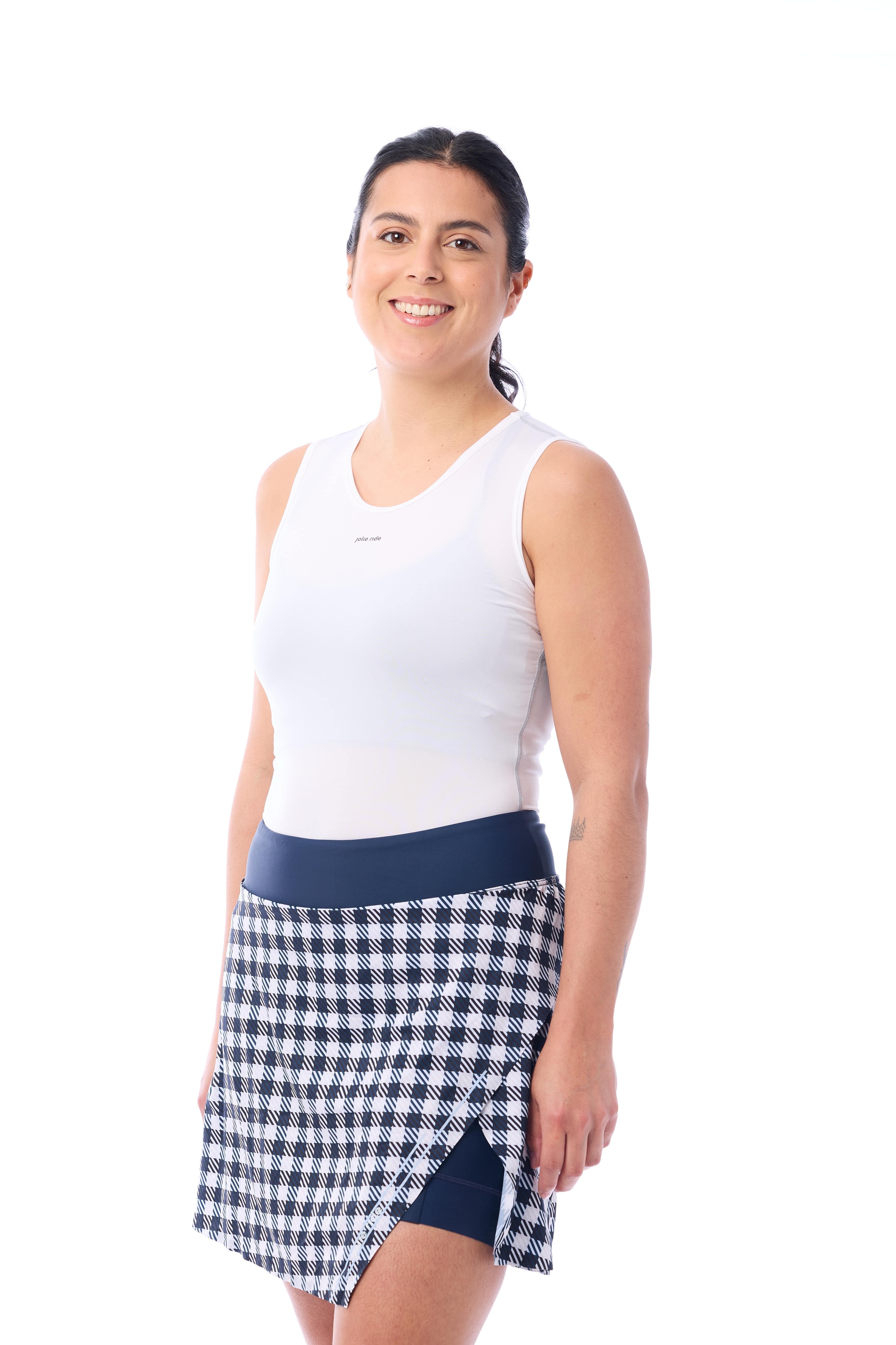 JolieRide Skirt cycling skirt with cycling shorts and 50+ UV protection