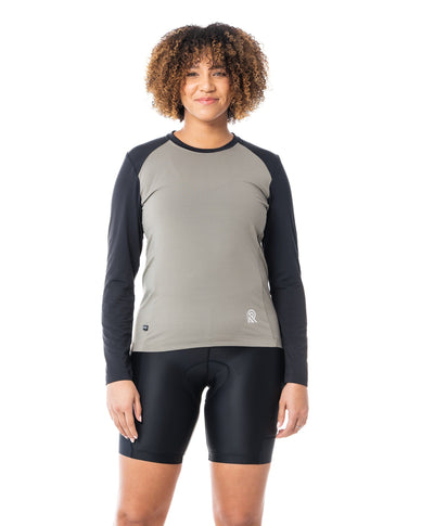 JolieRide T-Shirt Avocado / XS Rosa Long Sleeve Mountain Bike Jersey