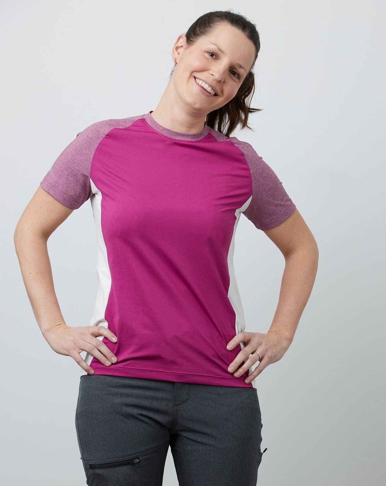 JolieRide Fuchsia / XL Ostrya Mountain Bike T-Shirt