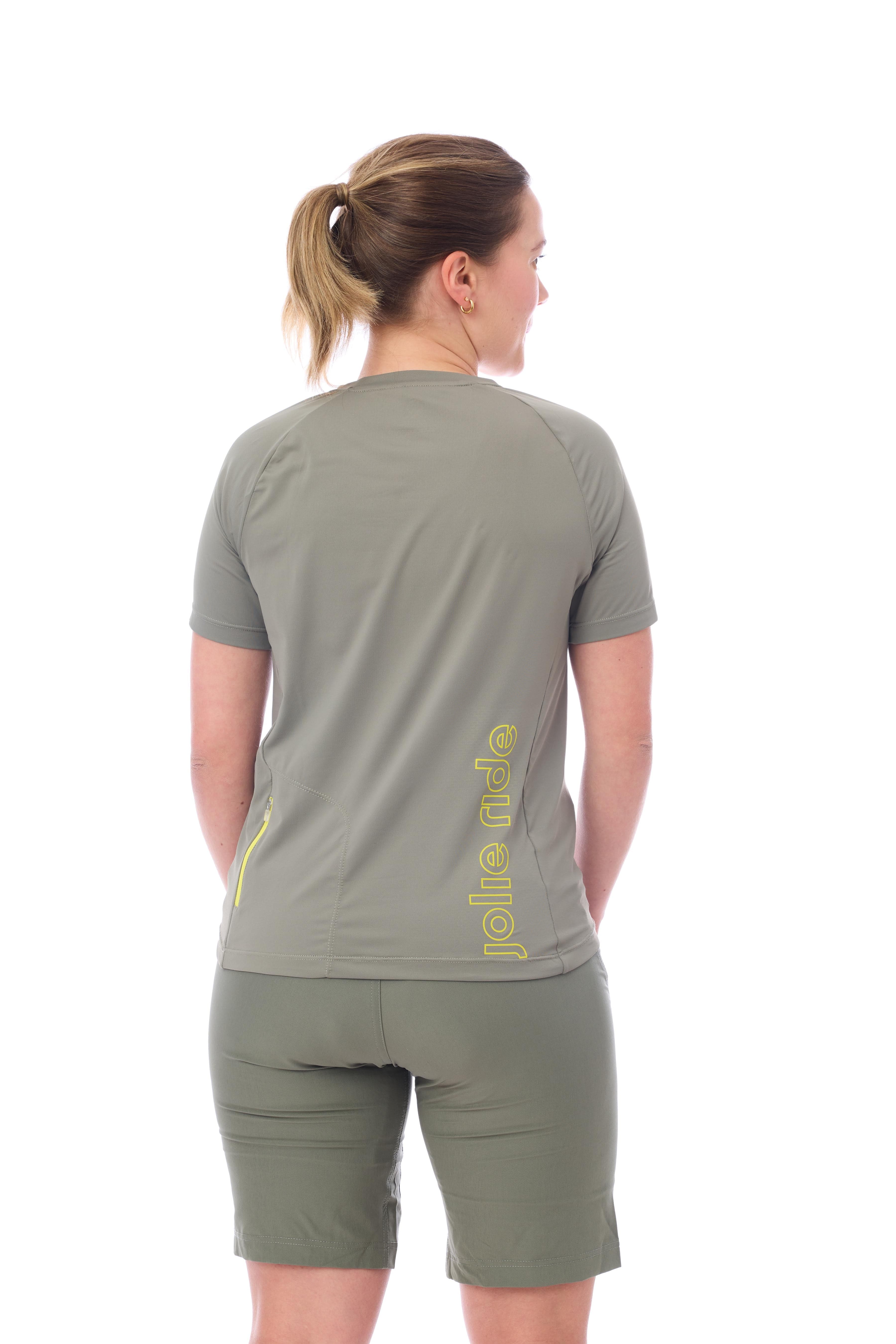 JolieRide T-Shirt mtb short sleeve jersey with moisture-wicking & odor-neutralizing fabric