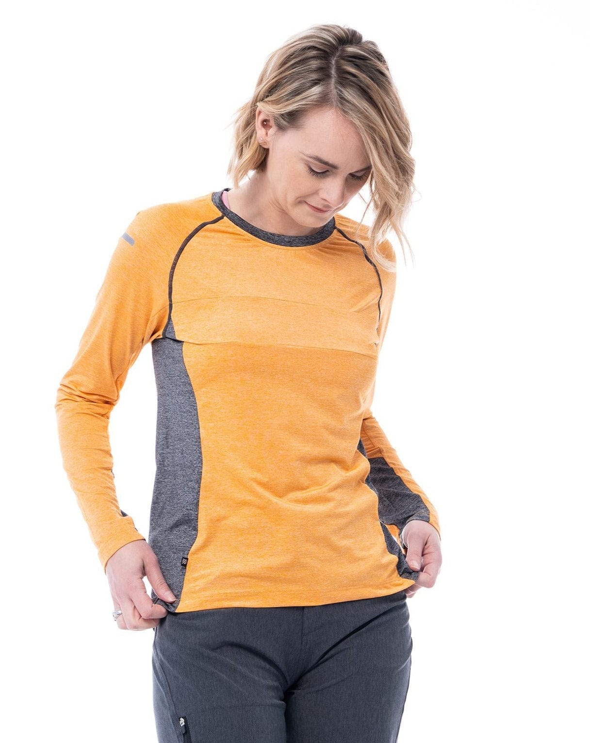 JolieRide Tangerine / XS Sorba Long Sleeve Mountain Bike Jersey