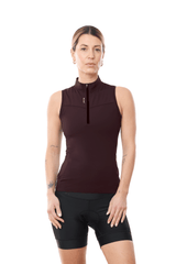 JolieRide Tank top Choco / XS Women’s Half Zip Performance Tank