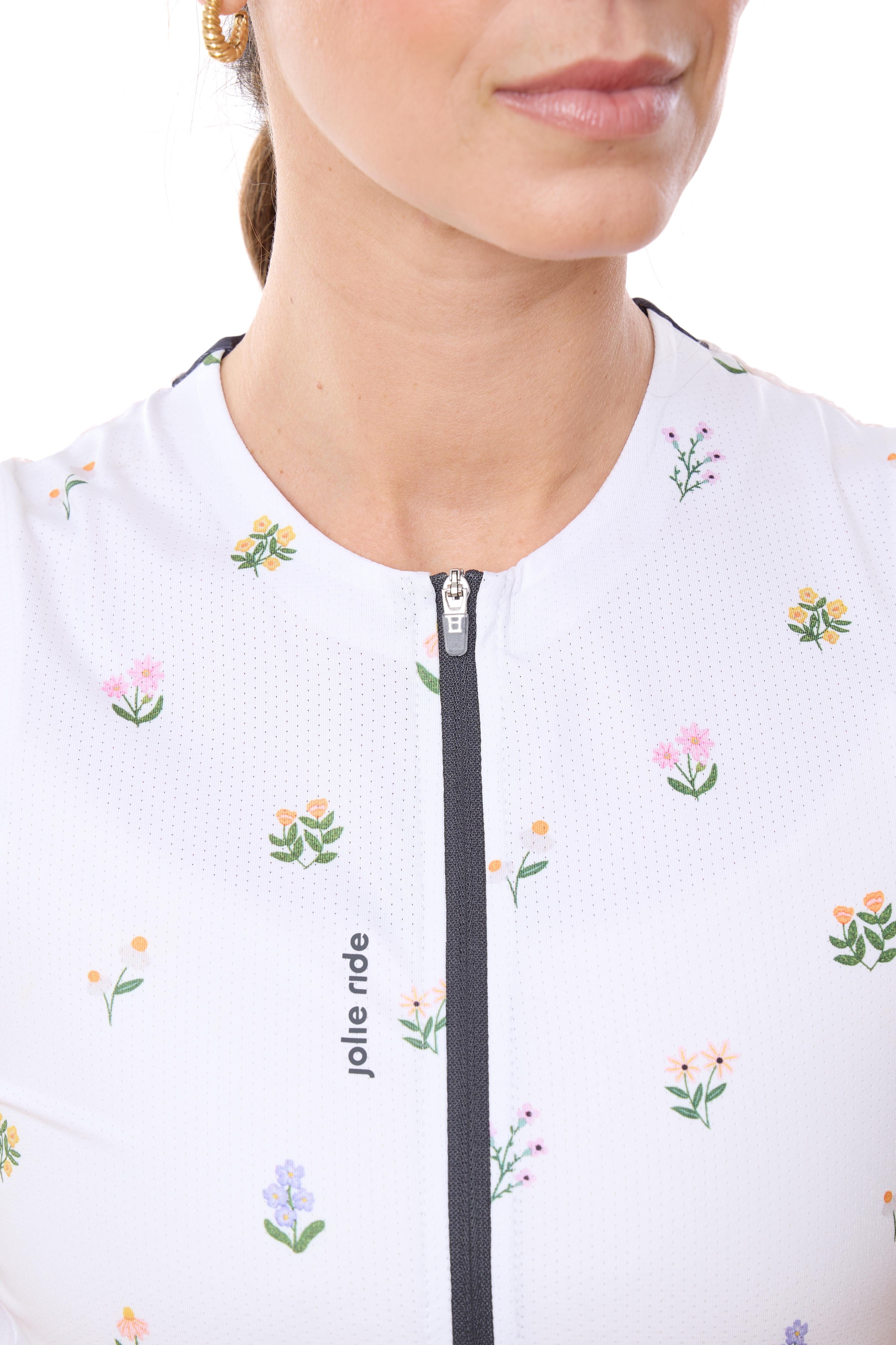 JolieRide Tank top sleeveless cycling jersey with solar protection and quick dry fabric (2025)