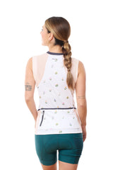 JolieRide Tank top sleeveless cycling jersey with solar protection and quick dry fabric (2025)