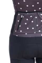 JolieRide Tank top Women’s Sleeveless Cycling Jersey #color_Polka-dots