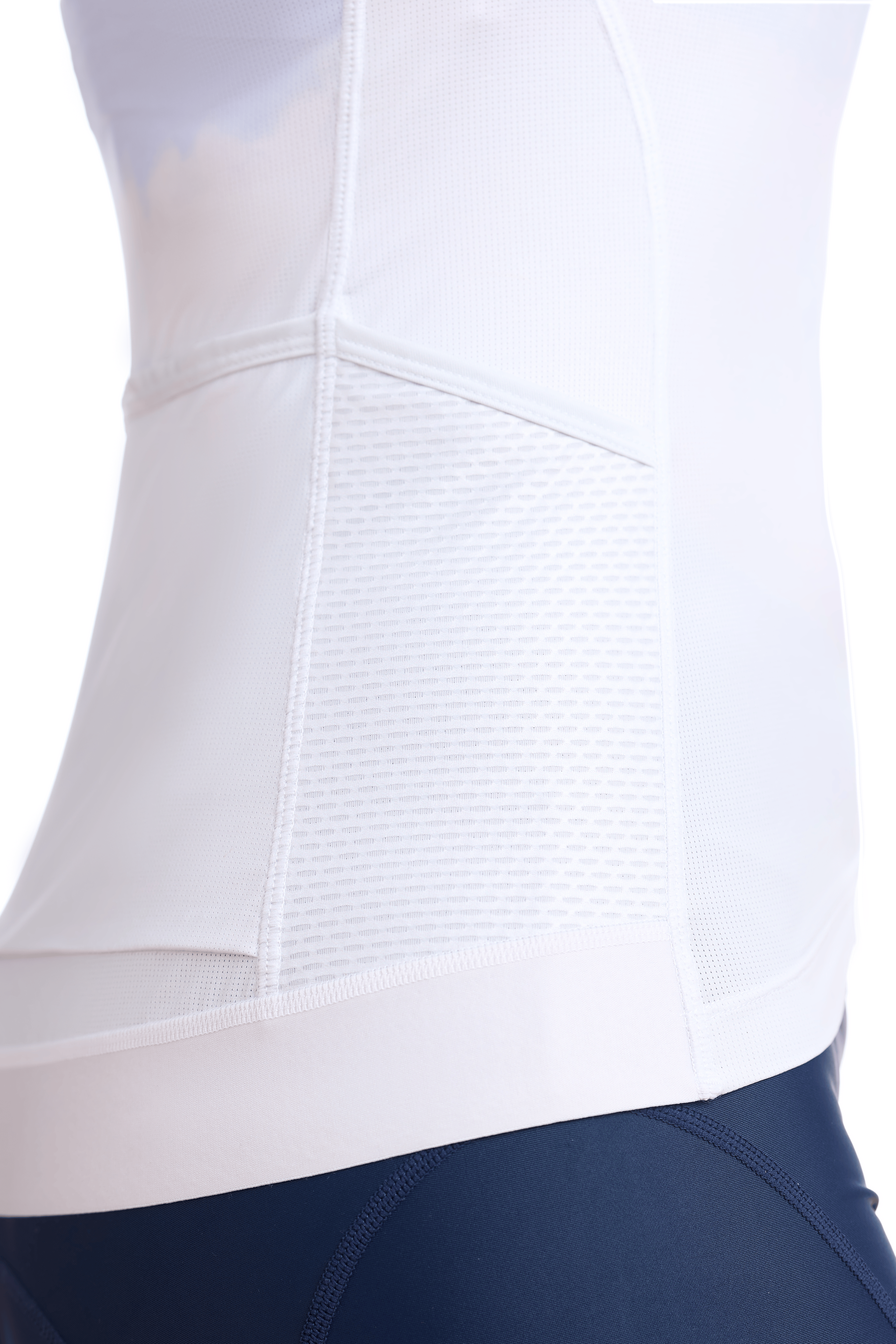 JolieRide Tank top Women’s Sleeveless Cycling Jersey #color_Blue-Tie-Dye