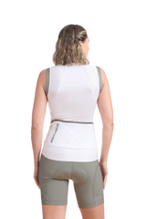 JolieRide Tank top Women’s Sleeveless Cycling Jersey #color_Bone-Avocado