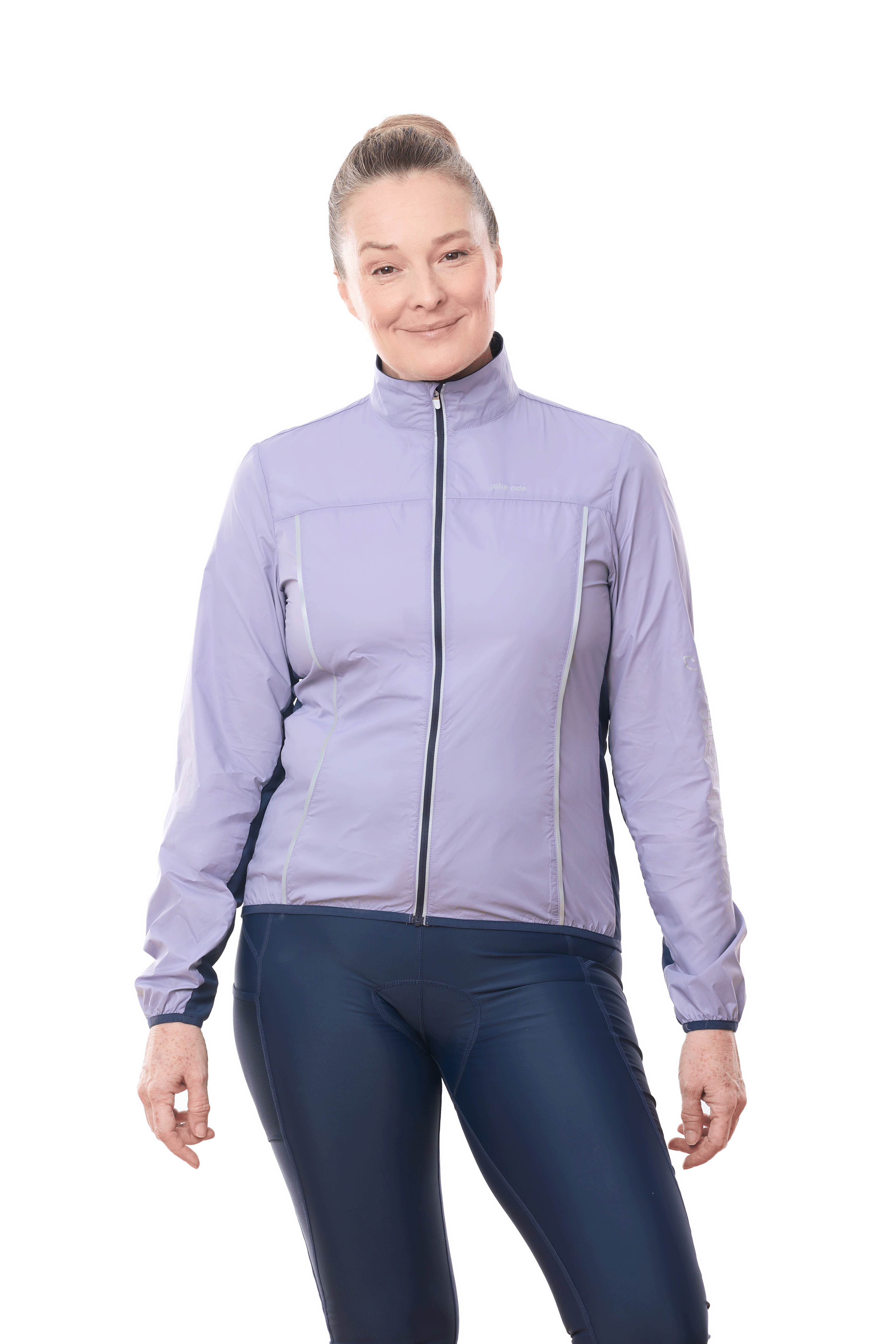 JolieRide Windbreaker Lavender / XS Wind-Resistant Jacket for Women - Ultra-Light Comfort & Reflective Design