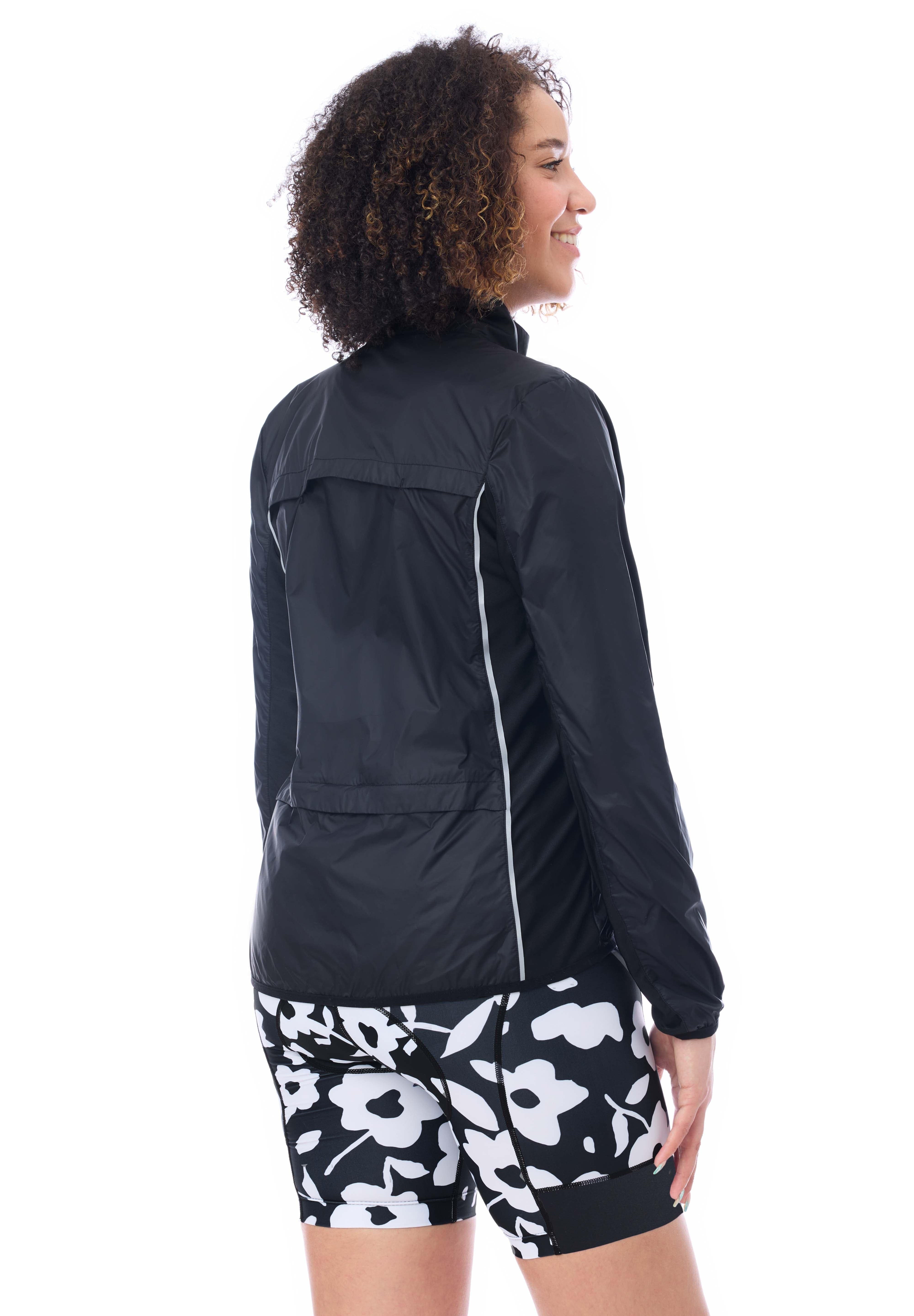 JolieRide Windbreaker Wind-Resistant Jacket for Women - Ultra-Light Comfort & Reflective Design