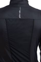 JolieRide Windbreaker Ultralight Nylon Wind Resistant Cycling Jacket #color_black, noir
