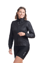 JolieRide Windbreaker Ultralight Nylon Wind Resistant Cycling Jacket #color_black, noir